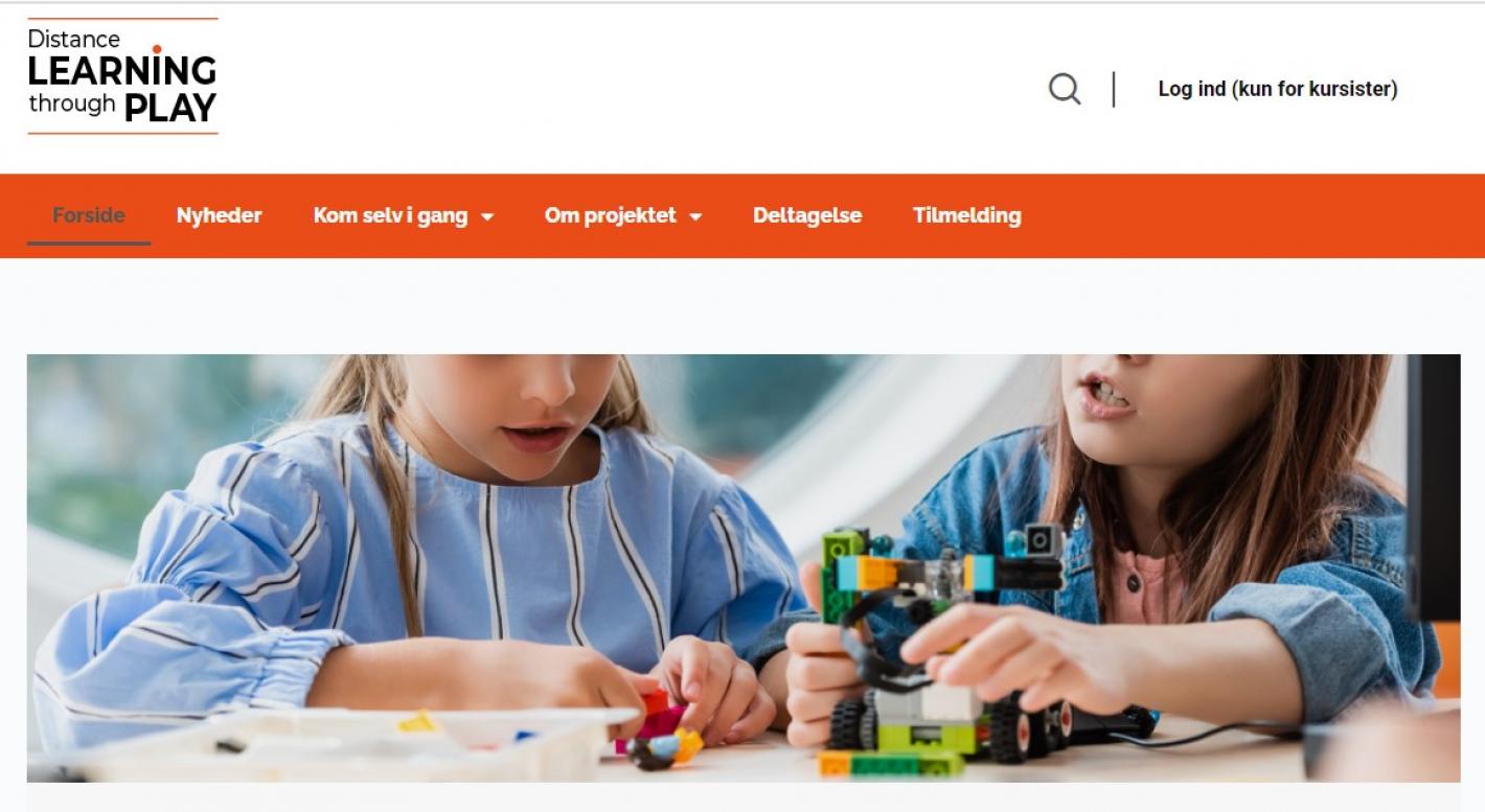 Frontpage på Digital learning through play