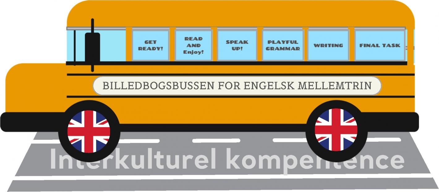 Billedbogsbussen for engelsk mellemtrin: Get ready! Read and enjoy! Speak up! Playful grammar. Writing. Final task.