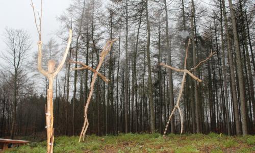 Husknustnerordningen - Skulpturer i skoven